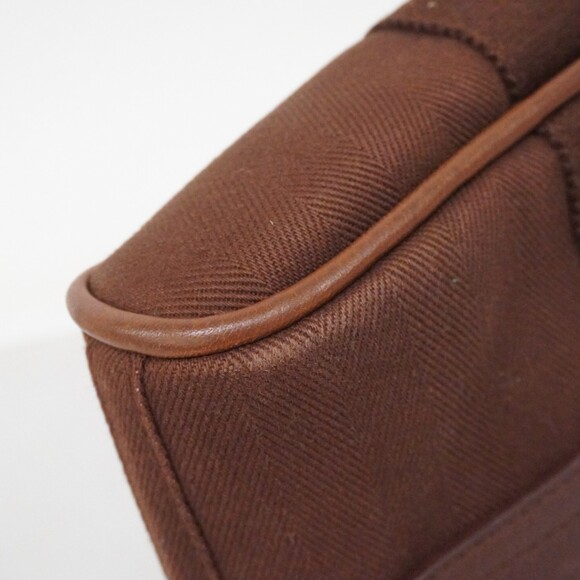 Hermes Hermès Valparaiso Long PM Toile Chevron Brown Handbag for Women - Picture 6 of 13